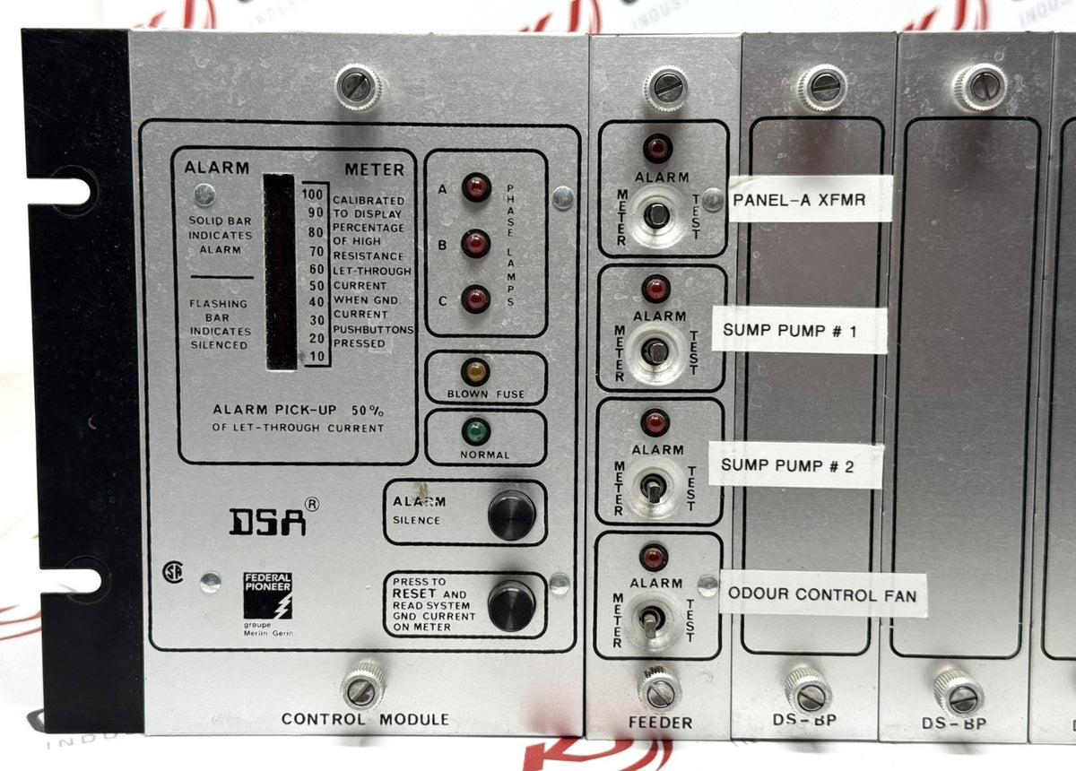 Federal Pioneer DSA-MF2 Ground Fault Alarm System DSA-FM 4-Circuit Module1
