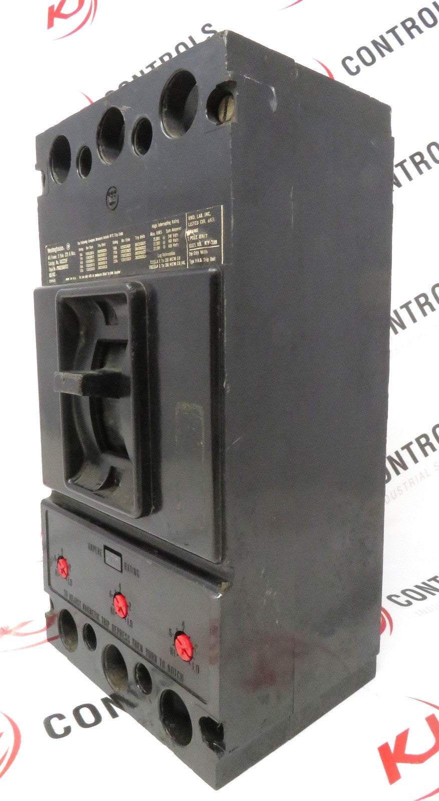 Eaton Westinghouse KA3225F 2602D86G02 3P 200A 600V KA Frame Circuit Breaker2