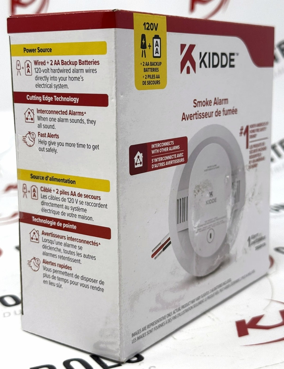 Kidde 20SAR-CA 21031486 Hardwired Photoelectric Smoke Alarm 120V1
