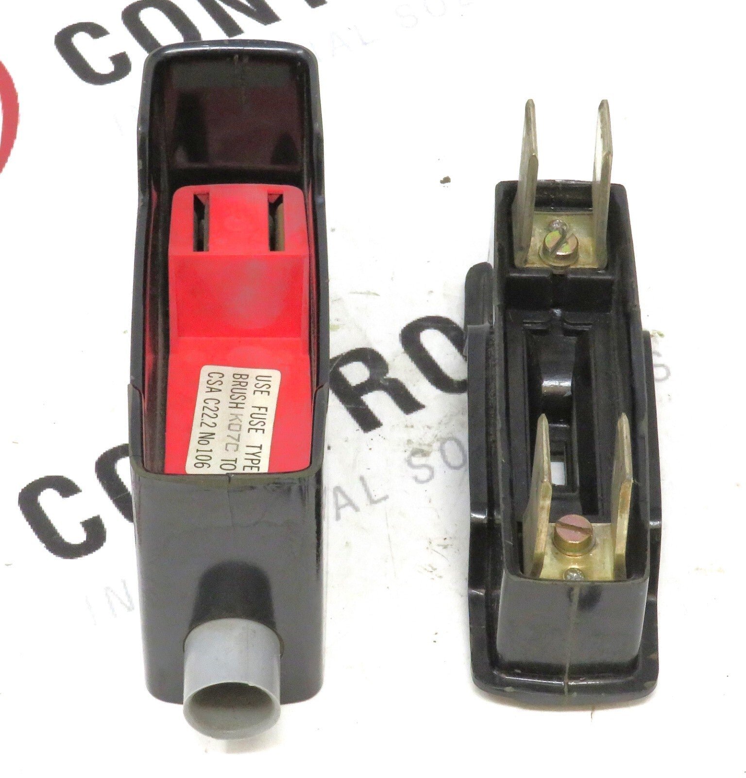 Brush CCK60A 60A 600V Fuse Holder for BS88 Fuses CSA C22.2 No.1061