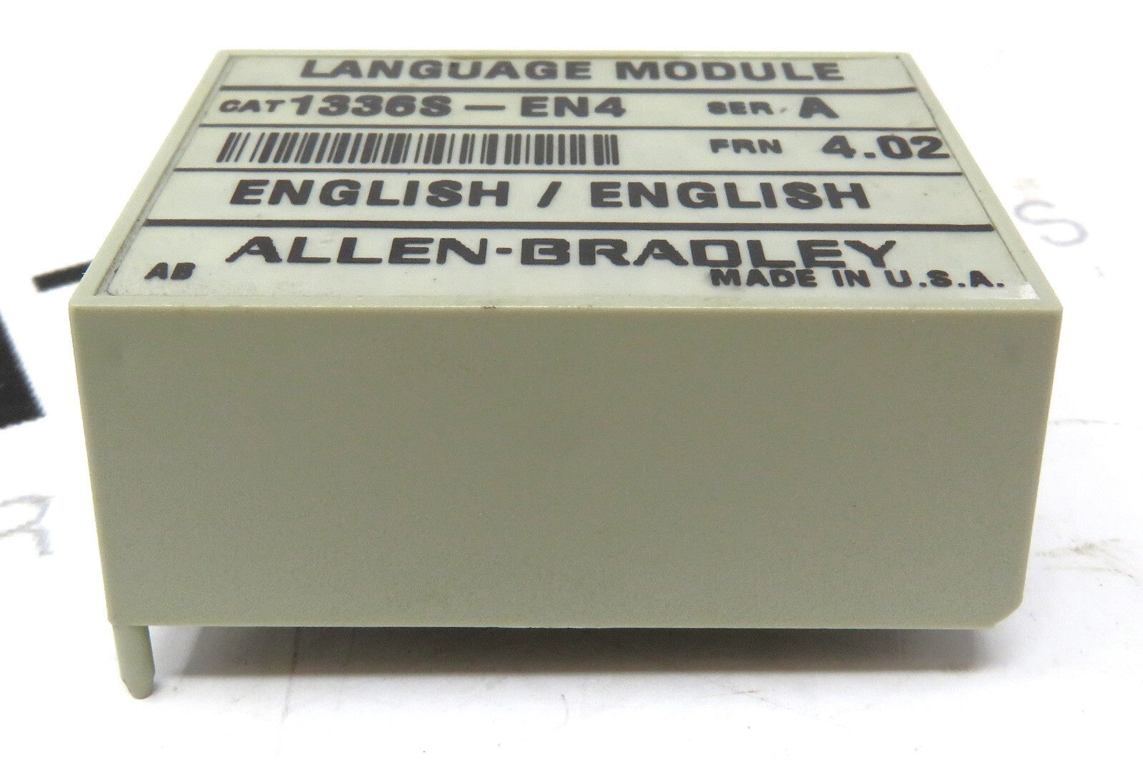 Allen-Bradley 1336S-EN4 Language Module FRN 4.02 Ser A – English Only / Lock1