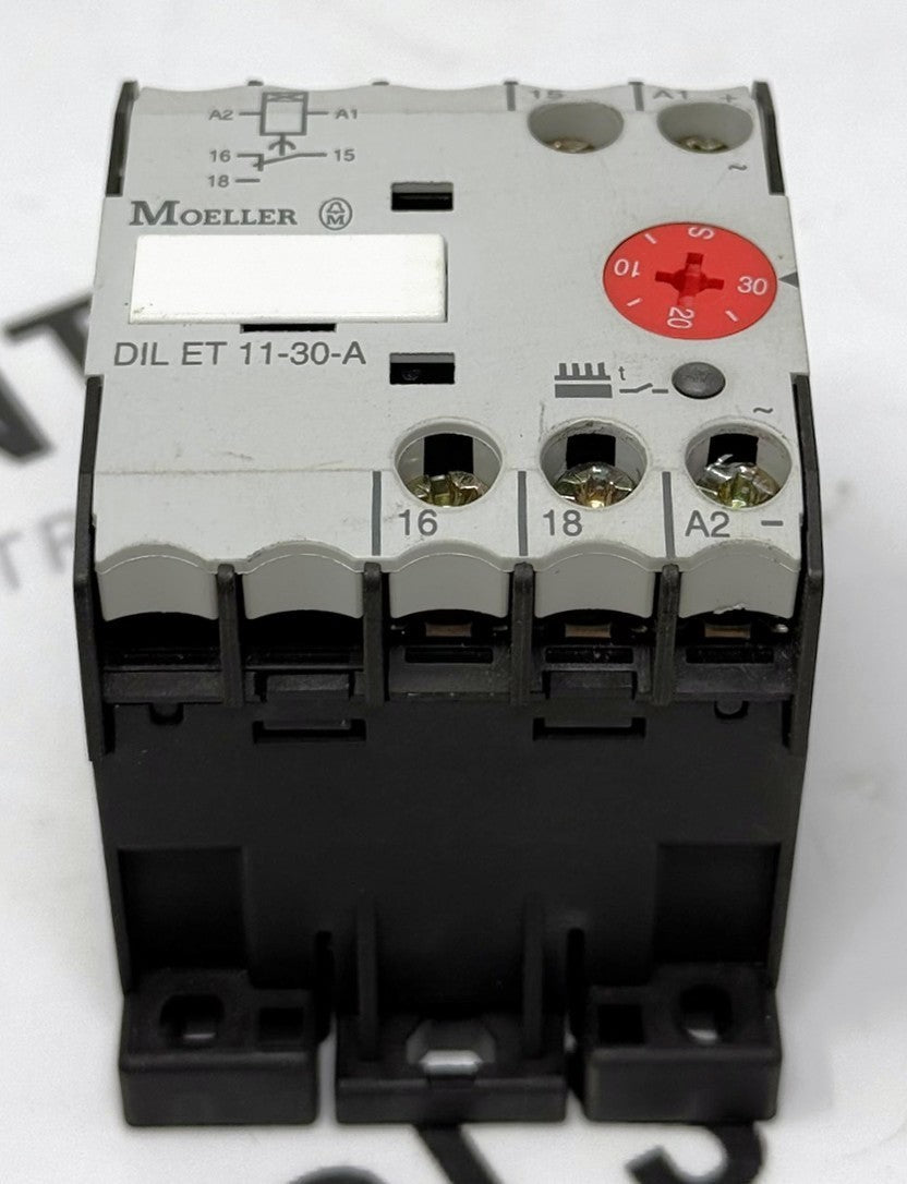 Moeller DILET11-30-A On-Delay Timer Relay 1.5-30s 24-240VAC/DC0