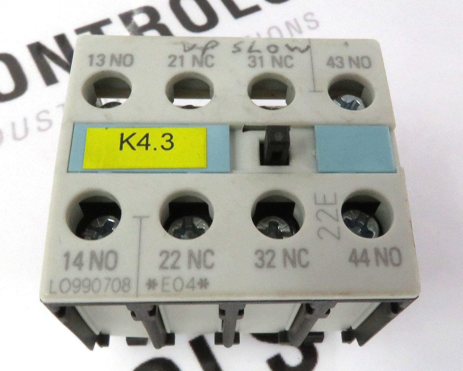 Siemens 3RH1921-1HA22 Auxiliary Contact Block 4-Pole 2NO/2NC 690V 6A2