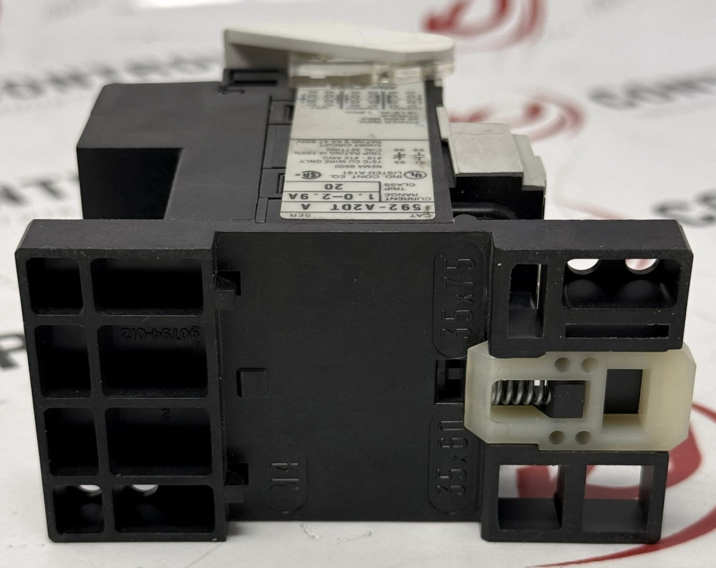 Allen-Bradley 592-A2DT SMP-1 Overload Relay 1-2.9A4