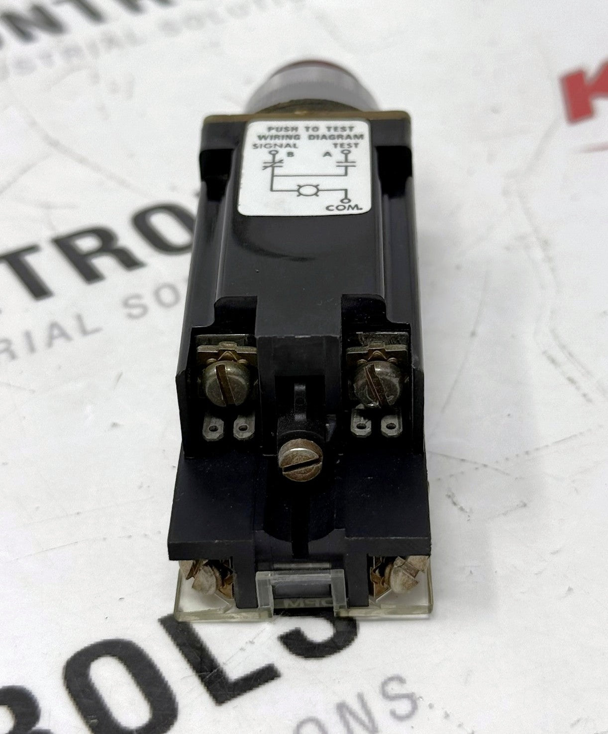 Allen-Bradley 800MR-PT16K 22.5mm Push-to-Test Red Pilot Light3