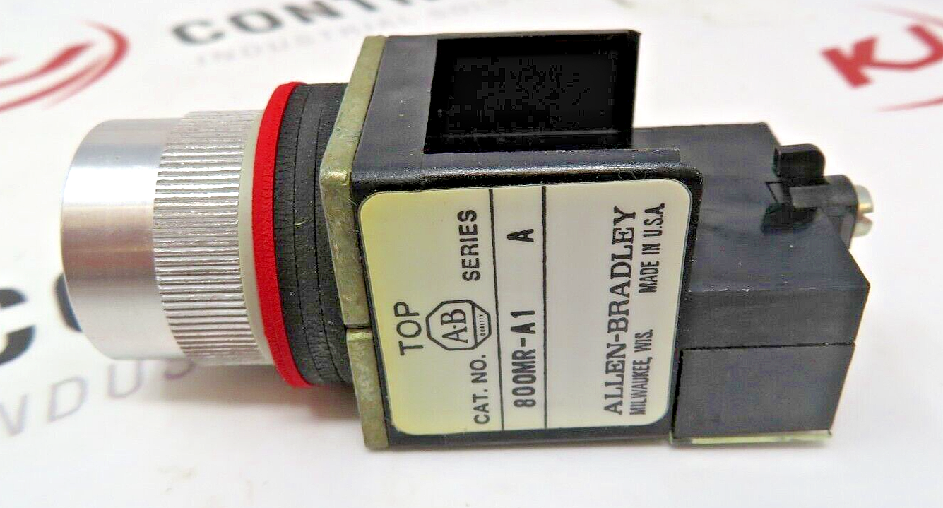 Allen-Bradley 800MR-A1A Series C Flush 1NO 1NC 10A 300VAC Green Head Push Button