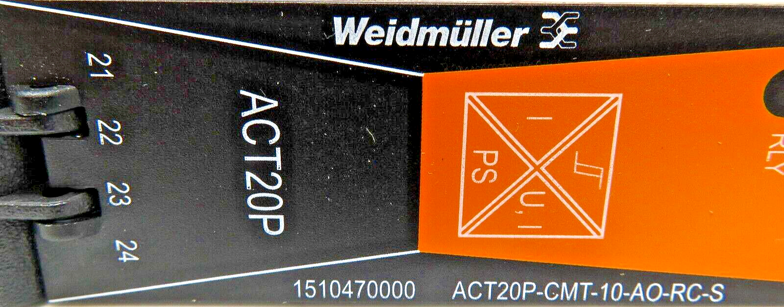 Weidmüller ACT20P-CMT-10-AO-RC-S Current Transformer 1510470000  Broken DIN Clip