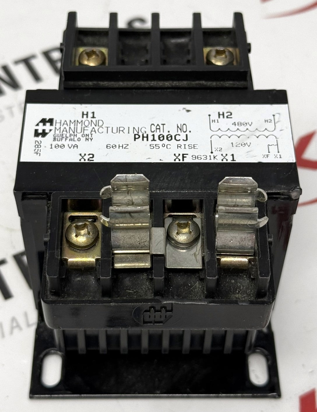 Hammond PH100CJ 100VA Control Transformer 480-120V0