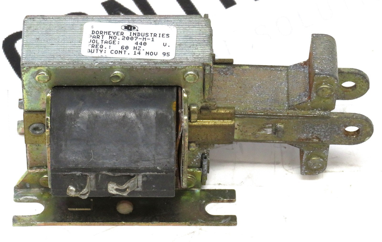 Dormeyer 2007-M-1 Laminated Solenoid Coil 440V 60Hz Continuous Duty1