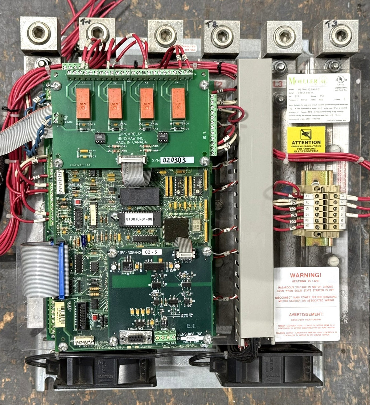 Moeller MSTM6-125-480-C Soft Starter 156A 480V0