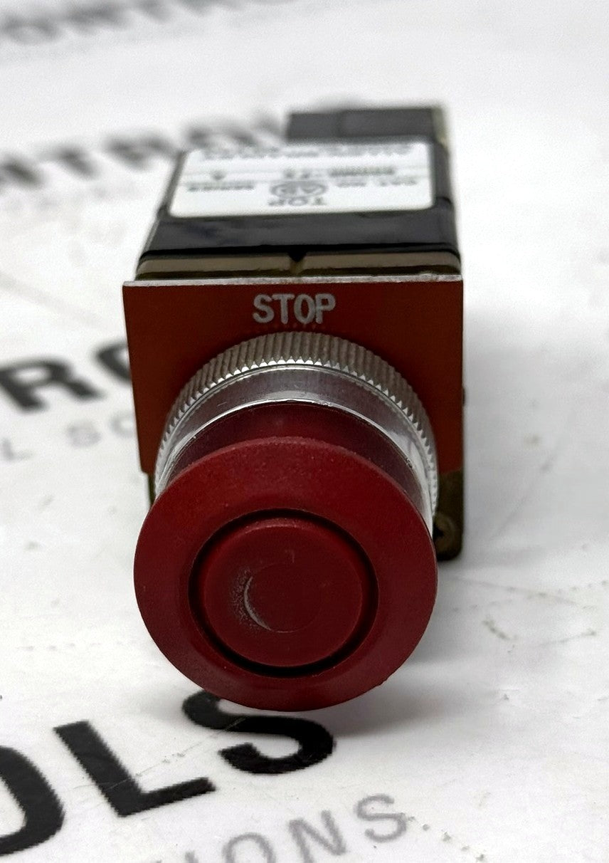 Allen-Bradley 800MR-FX Red Maintained Push-Pull Operator w/ 800M-XA1