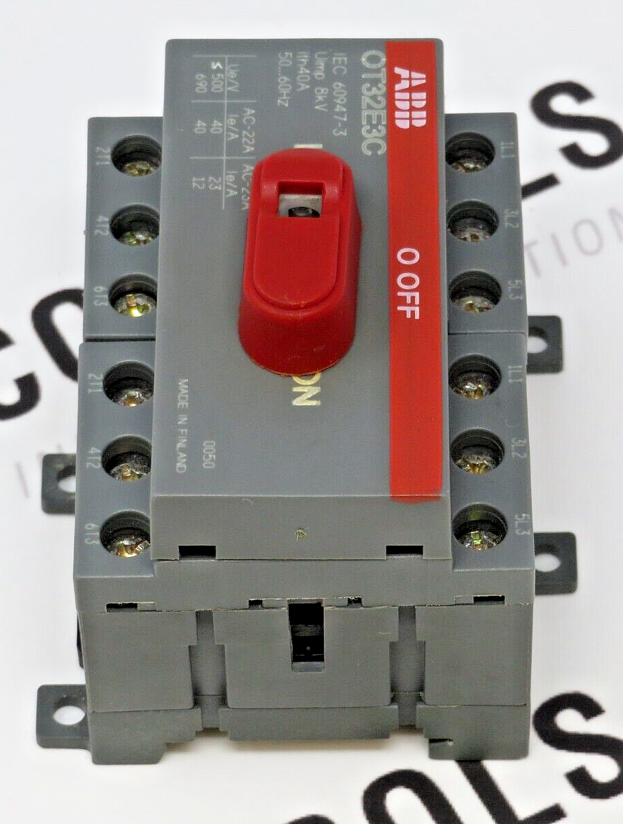 ABB-Asea Brown Boveri OT32E3C 40A 600VAC Disconnect Switch