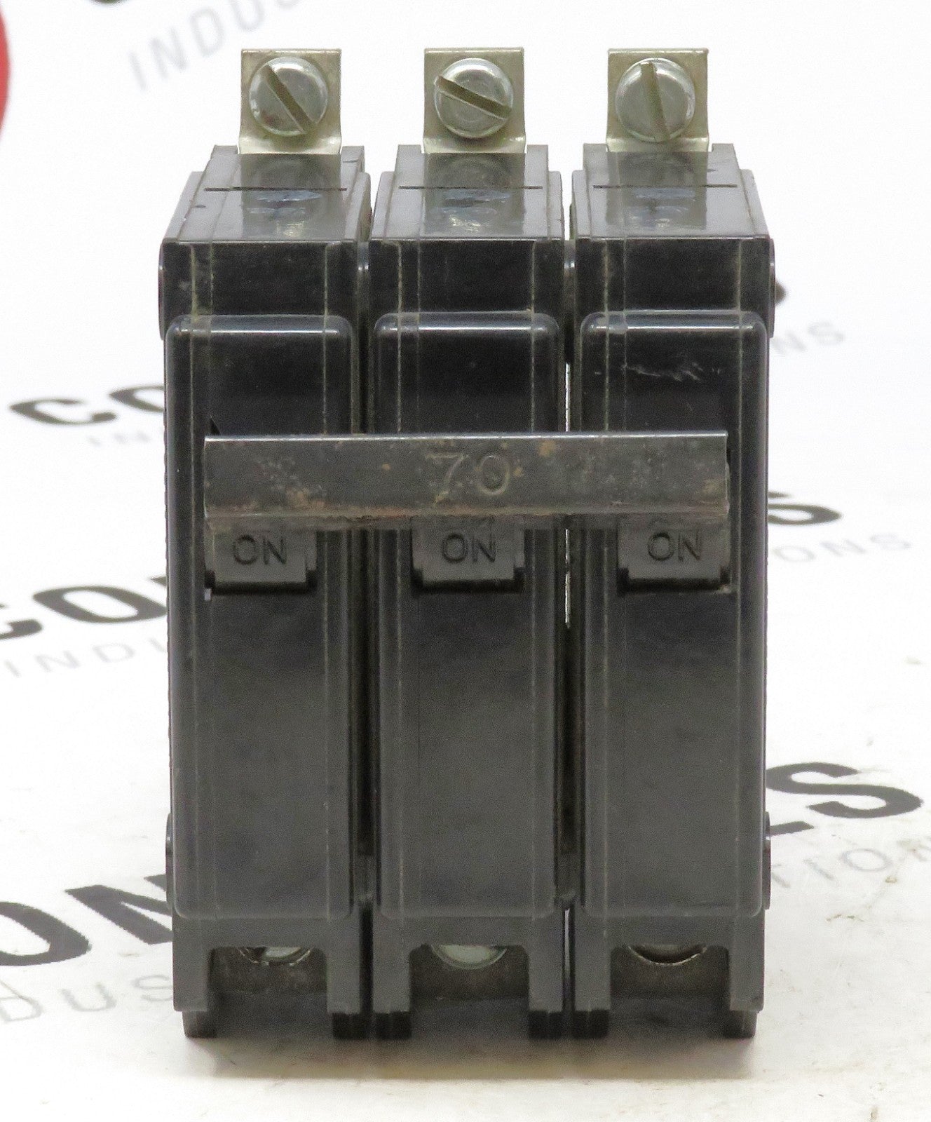 Eaton Sylvania QB370 3-Pole 70A 240V Circuit Breaker Type QB CU-AL0
