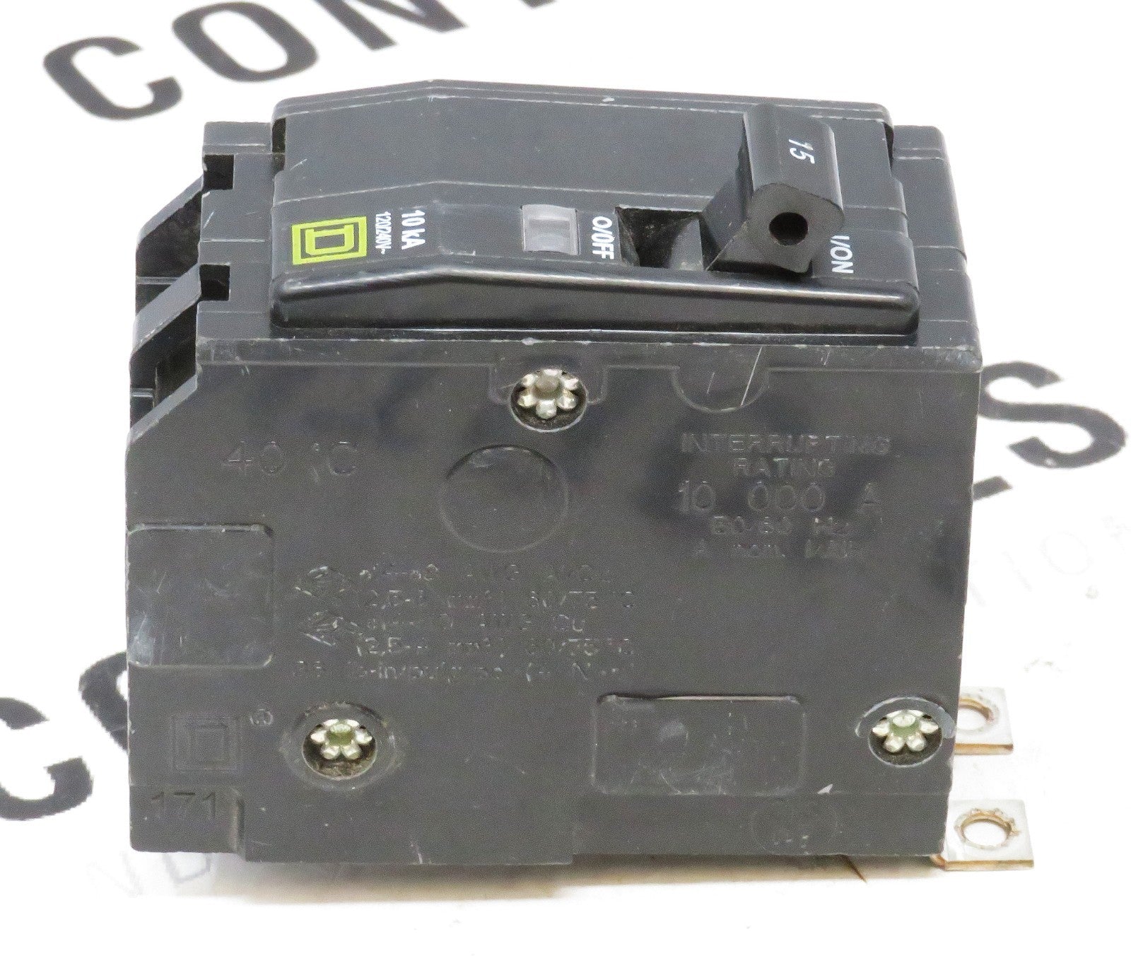Schneider Electric Square D QOB215 15A 2-Pole 120/240V Bolt-On Circuit Breaker1