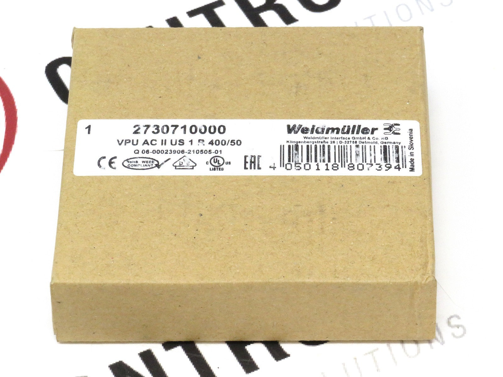 Weidmüller 2730710000 VPU AC II US 1 R 400/50 Surge Protection Device0