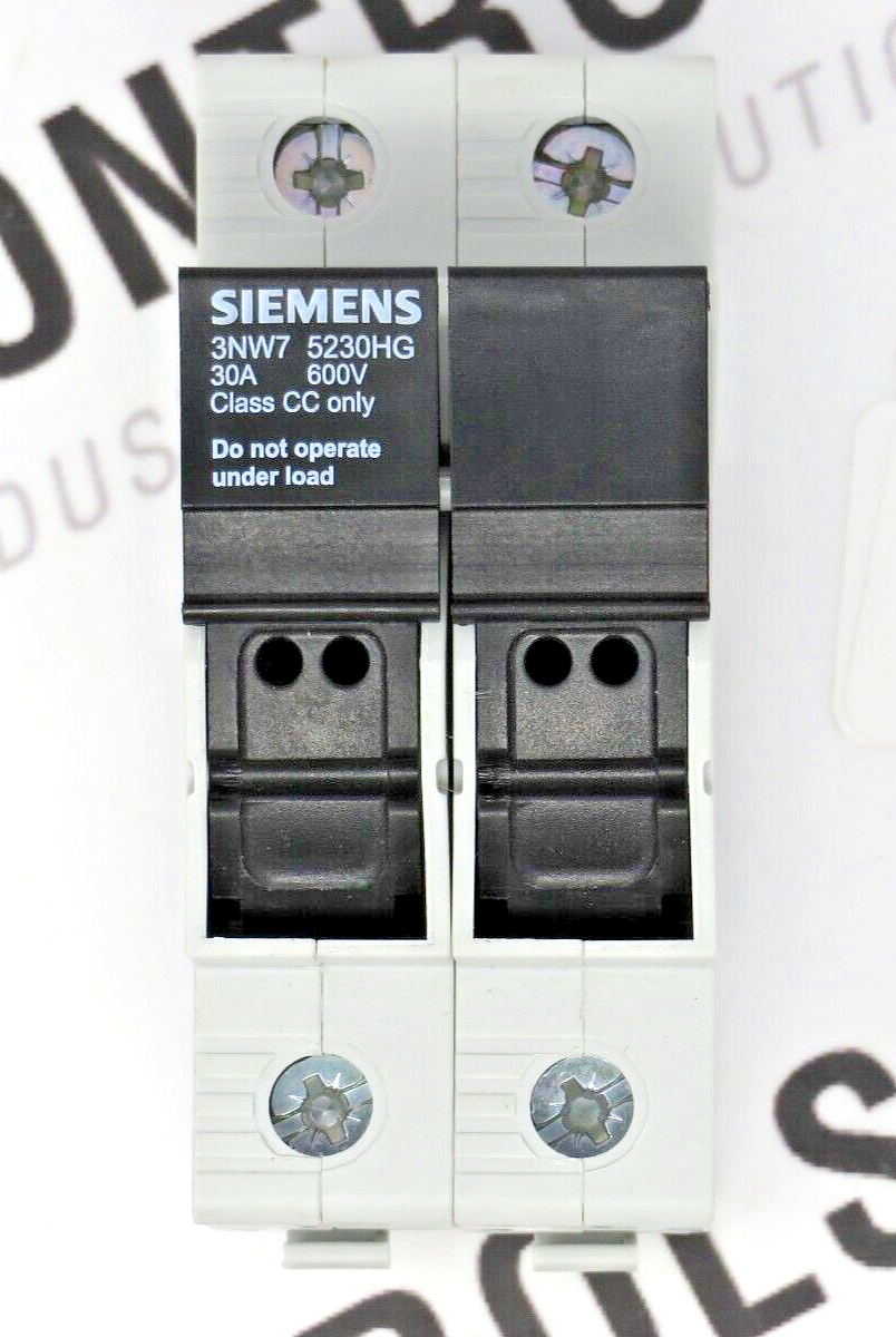 Siemens 3NW7523-0HG SITOR Class CC Fuse Holder (34DX) 30A 600V NH Size 2