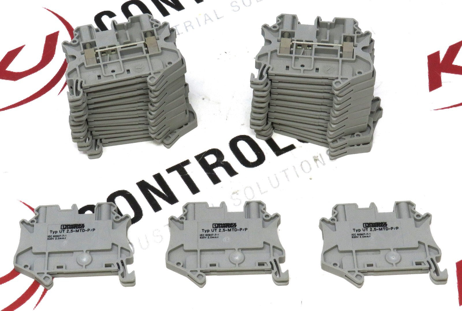 Phoenix Contact UT 2.5-MTD-P/P Terminal Block 630V 24A DIN Screw (Lot of10)2