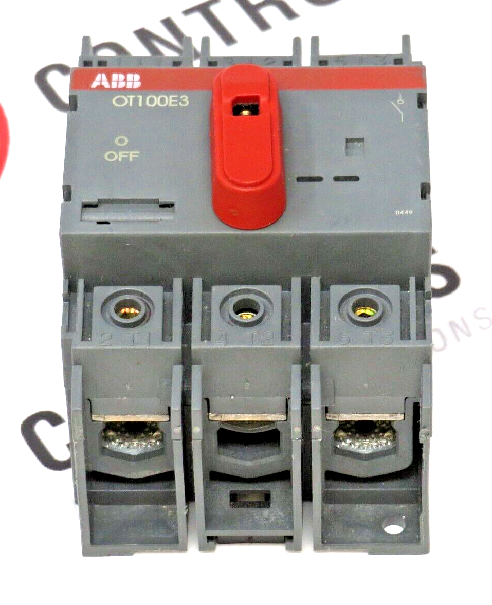 ABB-Asea Brown Boveri OT100E3 100A 600VAC Disconnect Switch