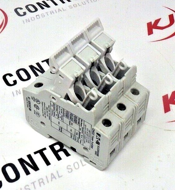 Eaton Bussmann CHCC3DIU 3-Pole 30A 600V Class CC Modular Fuse Holder DIN Rail