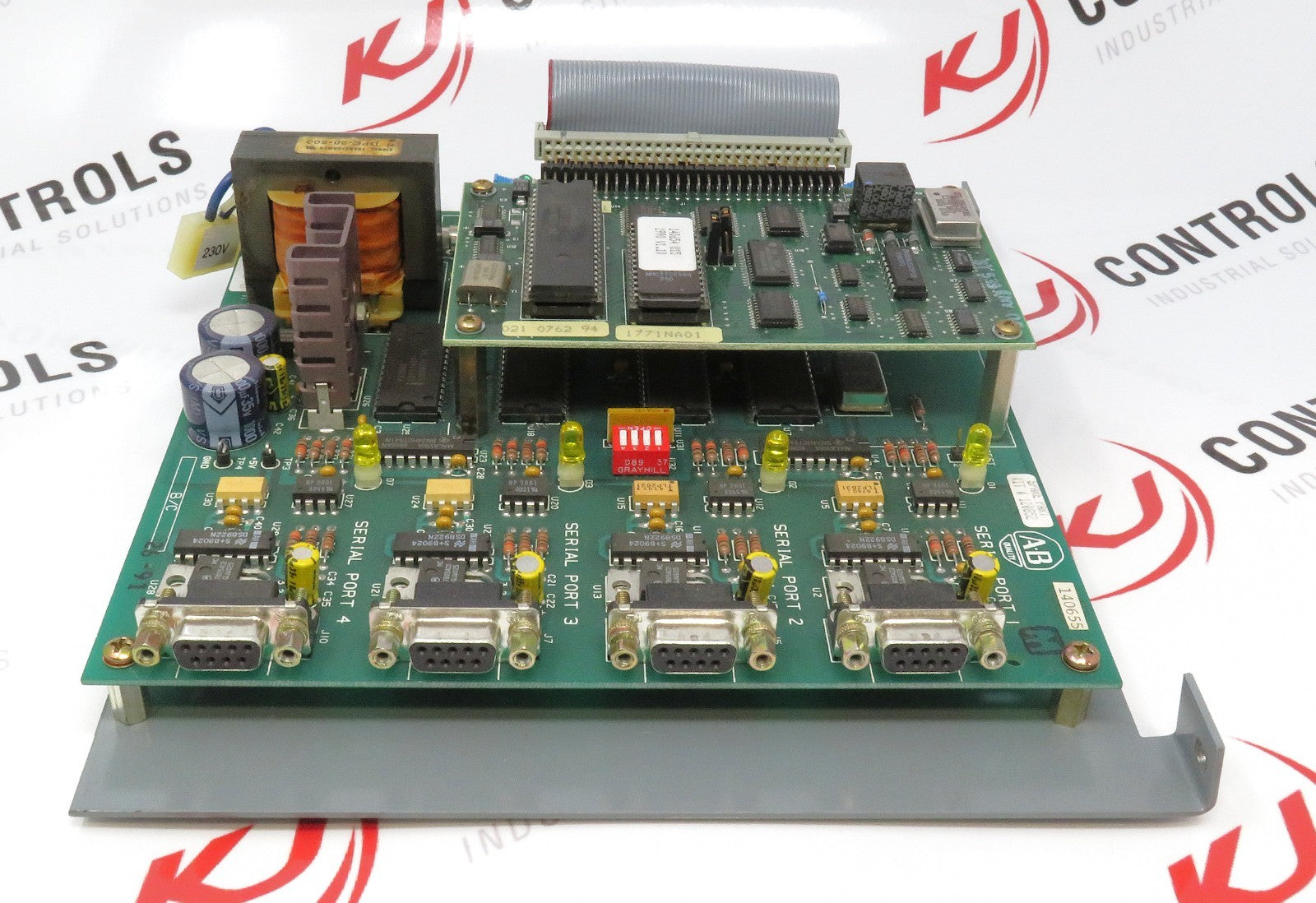 Allen-Bradley 1771-NA Remote I/O Interface Kit 4-Port RS-232C 120852 Ver 2.010