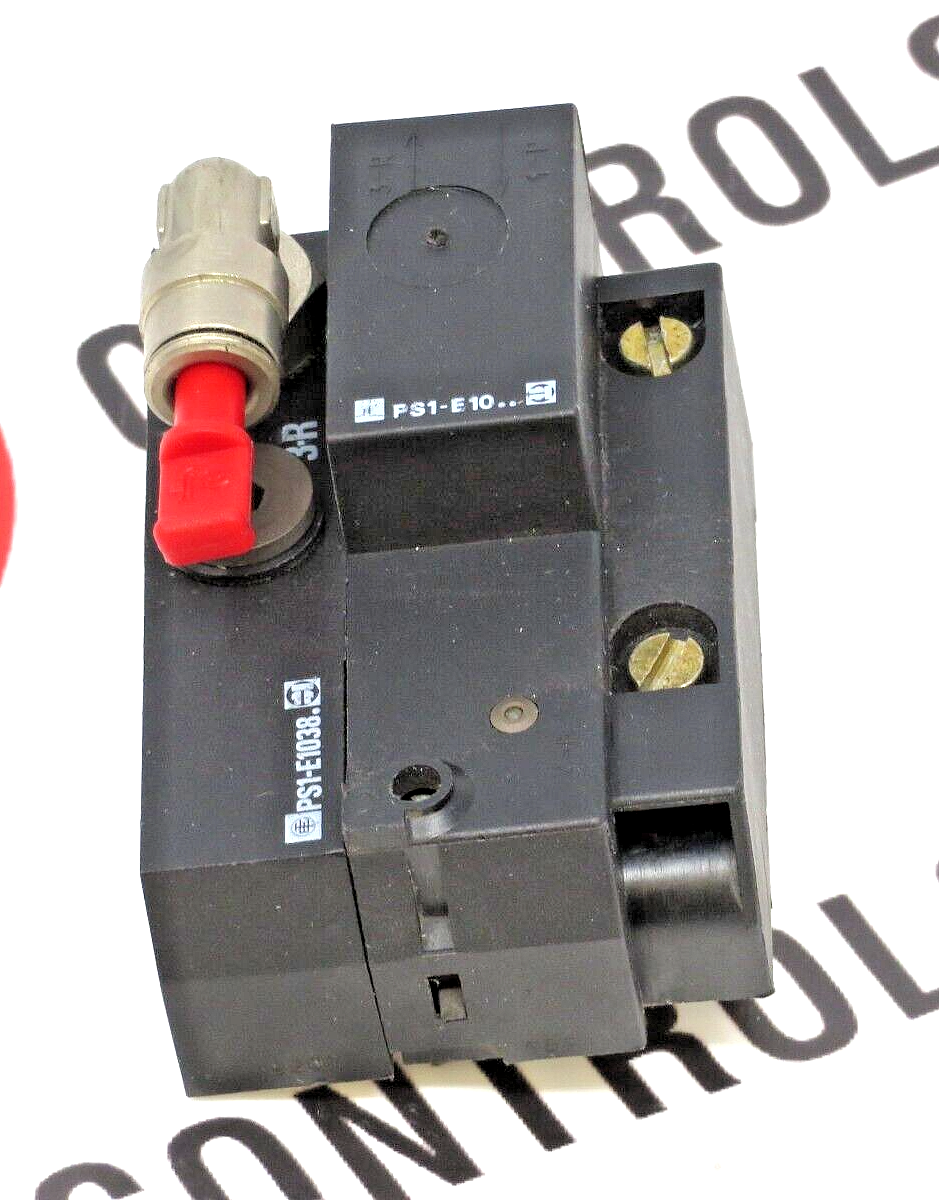 Parker Schrader Bellows PS1-E1017 Solenoid Valve & PS1-E1038 Air Supply Module