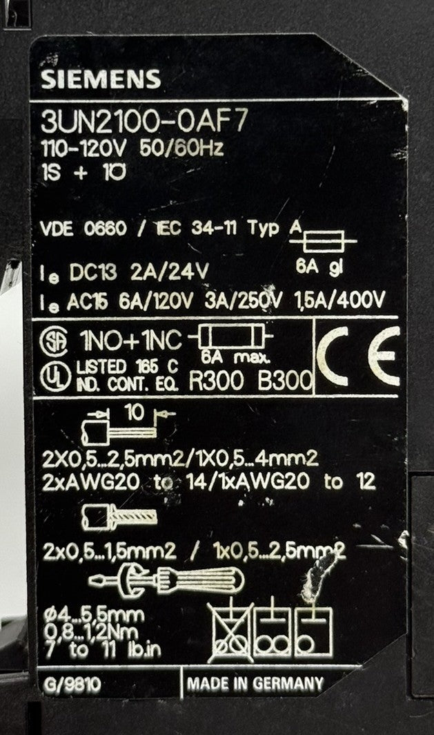 Siemens 3UN2100-0AF7 Thermistor Protection Relay4