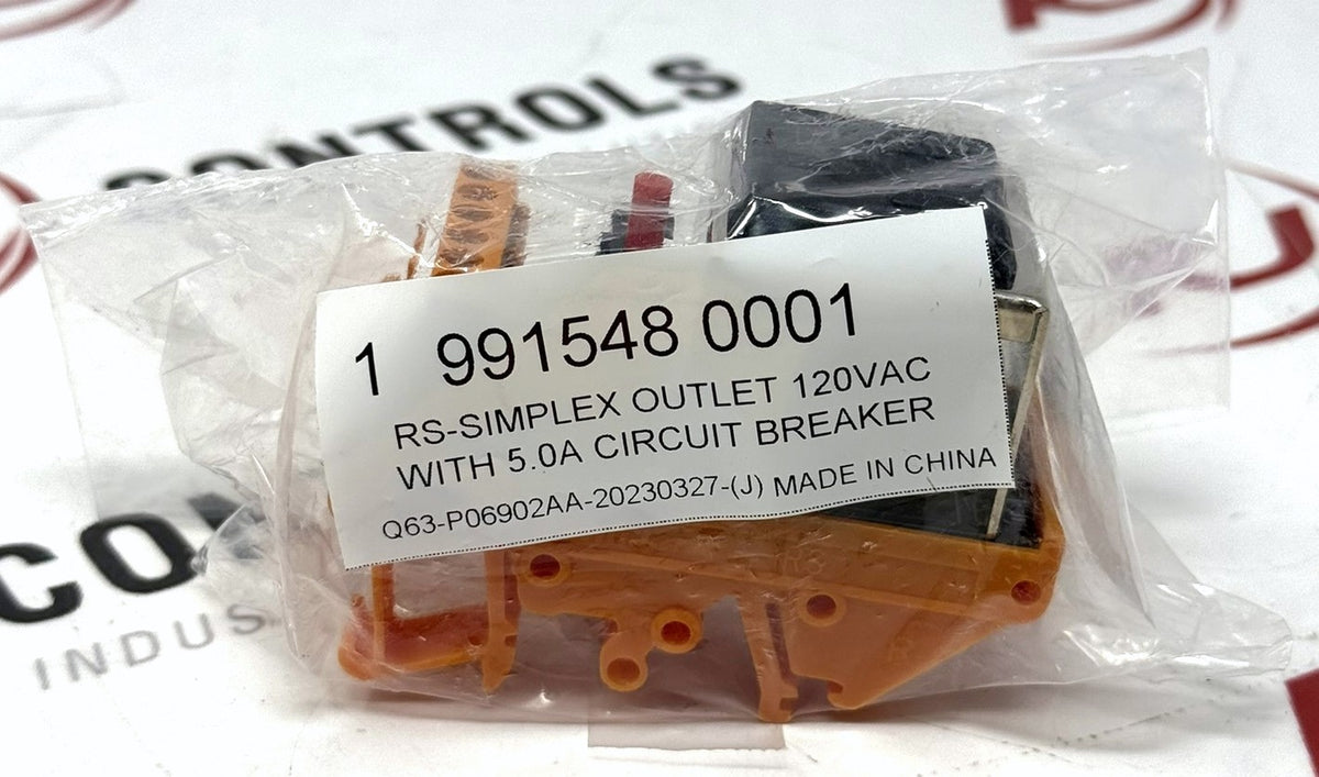 Weidmuller 9915480001 RS-SIMPLEX 120VAC 5A DIN Rail Outlet Breaker0