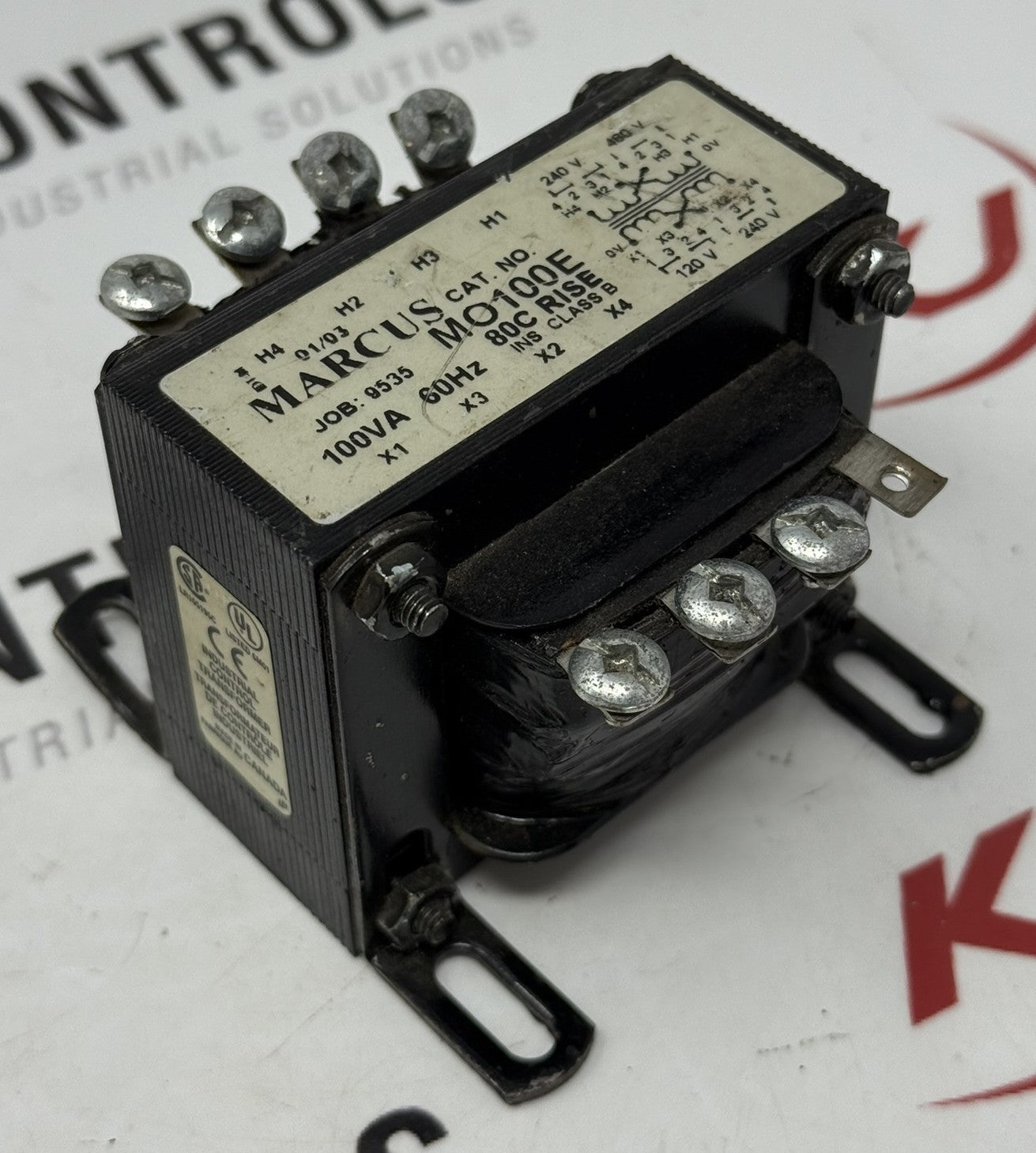 Marcus MO100E Control Transformer 100VA 240/480V 120/240V1