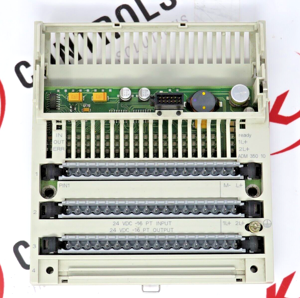 Schneider Electric Modicon Momentum 170ADM35010 16-PT I/O MOD & 3 Wiring Blocks