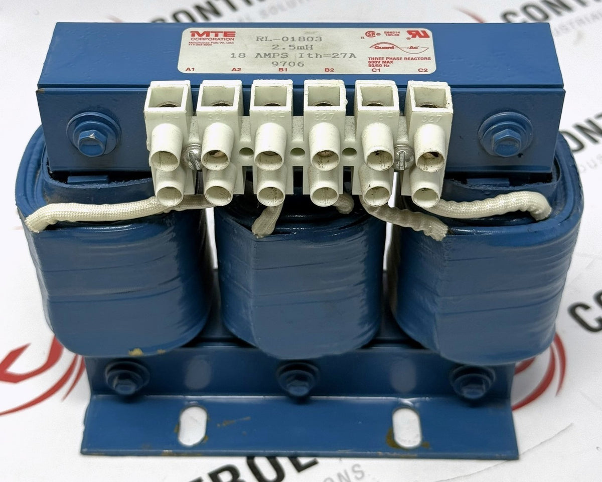 MTE RL-01803 3-Phase Line/Load Reactor 18A 2.5mH0