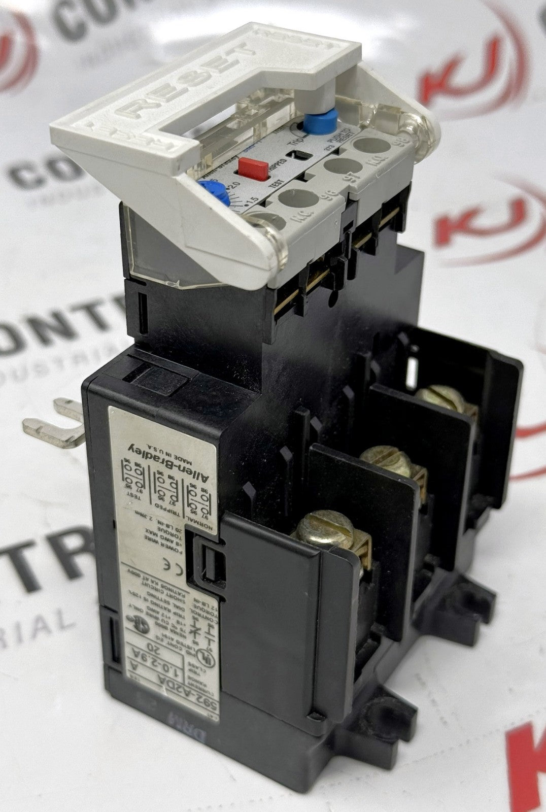 Allen-Bradley 592-A2DA SMP-1 Overload Relay 1-2.9A1