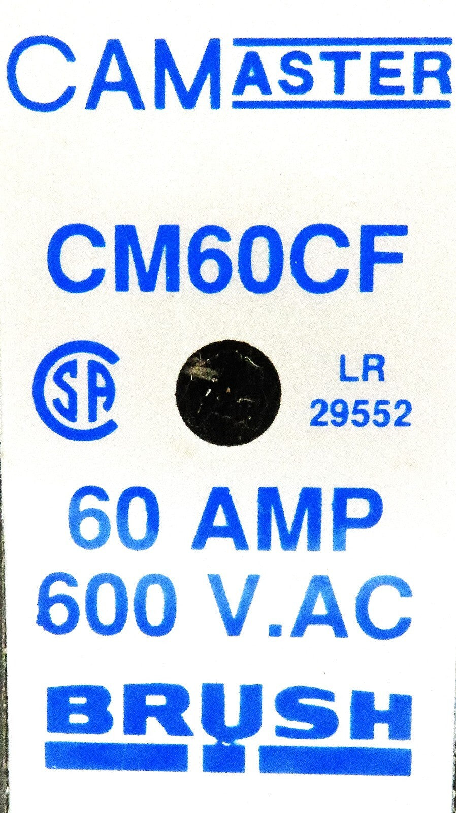Brush CM60CF 60A 600VAC 3P Modular Safety Fuse Holder DIN Rail CAMaster3
