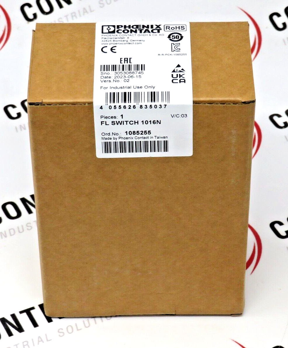 Phoenix Contact FL Switch 1016N 1085255 Industrial Ethernet Switch