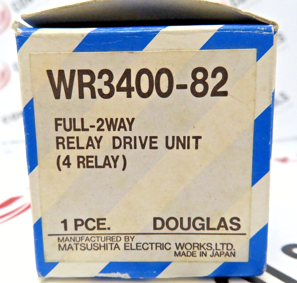 Panasonic WR3400-82 Full-2-Way Relay Drive Unit with WR3991-8 DIN Rail Mount