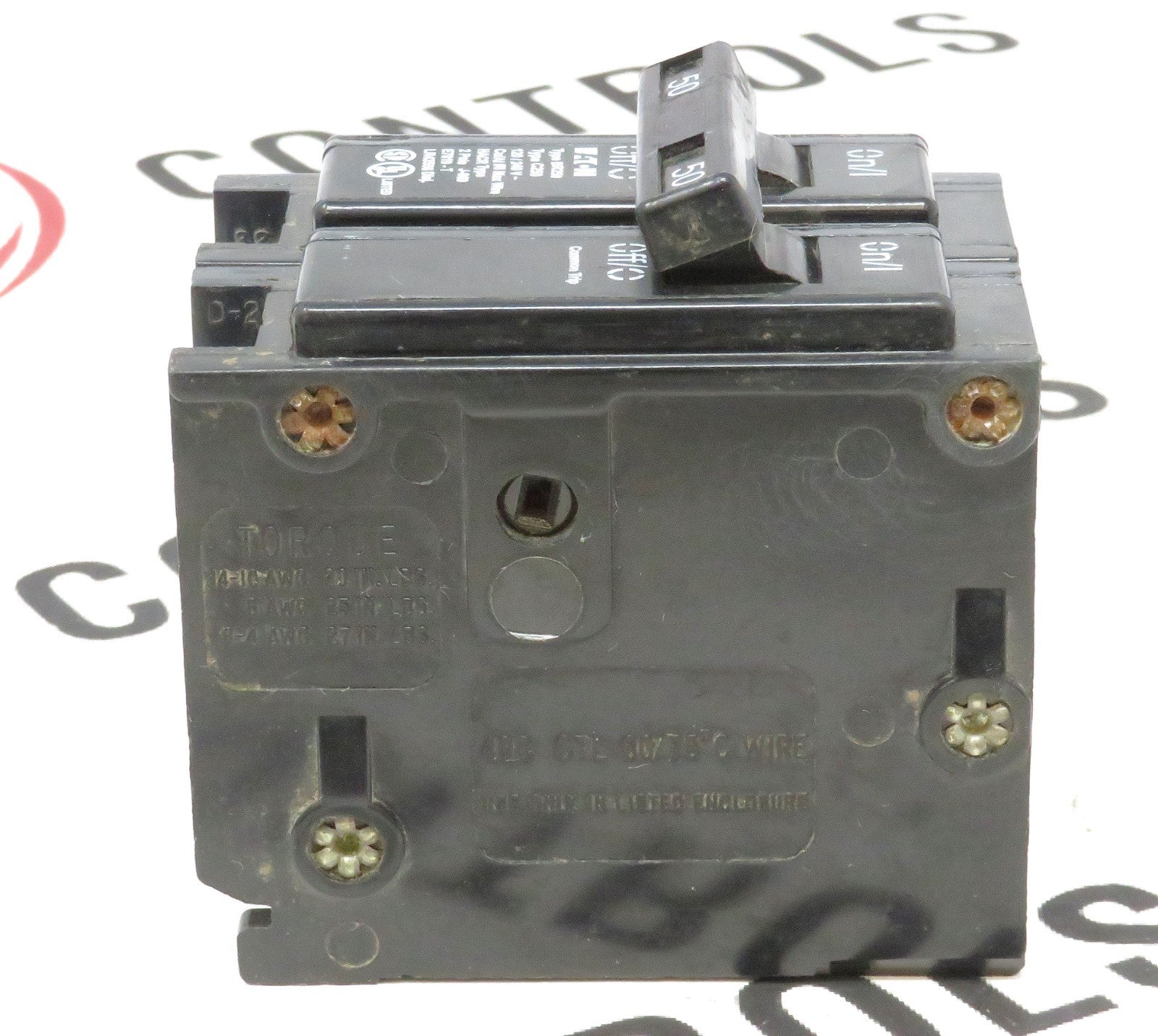Eaton BR250 2 Pole 50A Circuit Breaker 120/240V Type BR 10kA HACR UL1