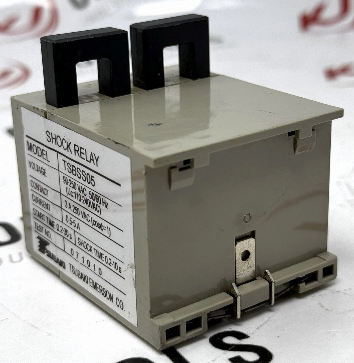 Tsubaki Emerson TSBSS05 Shock Relay 0.5-6.5A 90-250VAC2