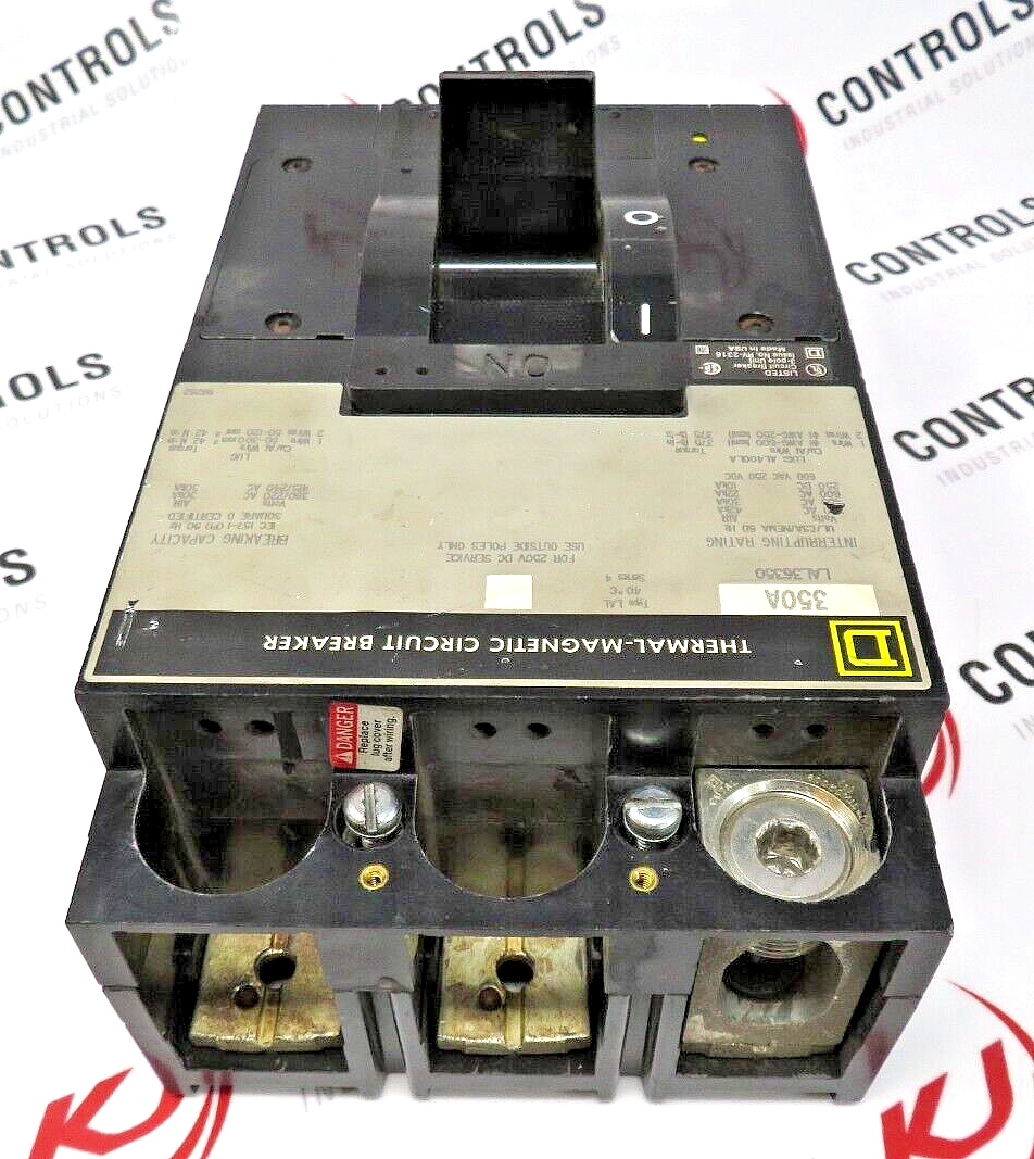 Schneider Electric Square D LAL36350 350A 3PL 600VAC Molded Case Circuit Breaker