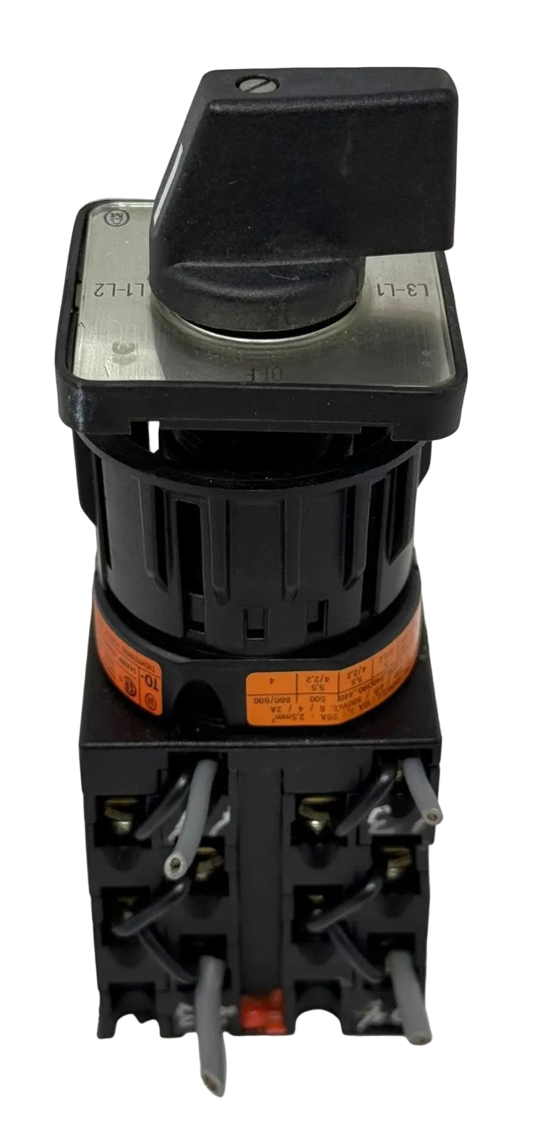 Klockner Moeller T0-5-5041-65/EZ 3-Pole 20A 0-1-2-3 Rotary Cam Switch1