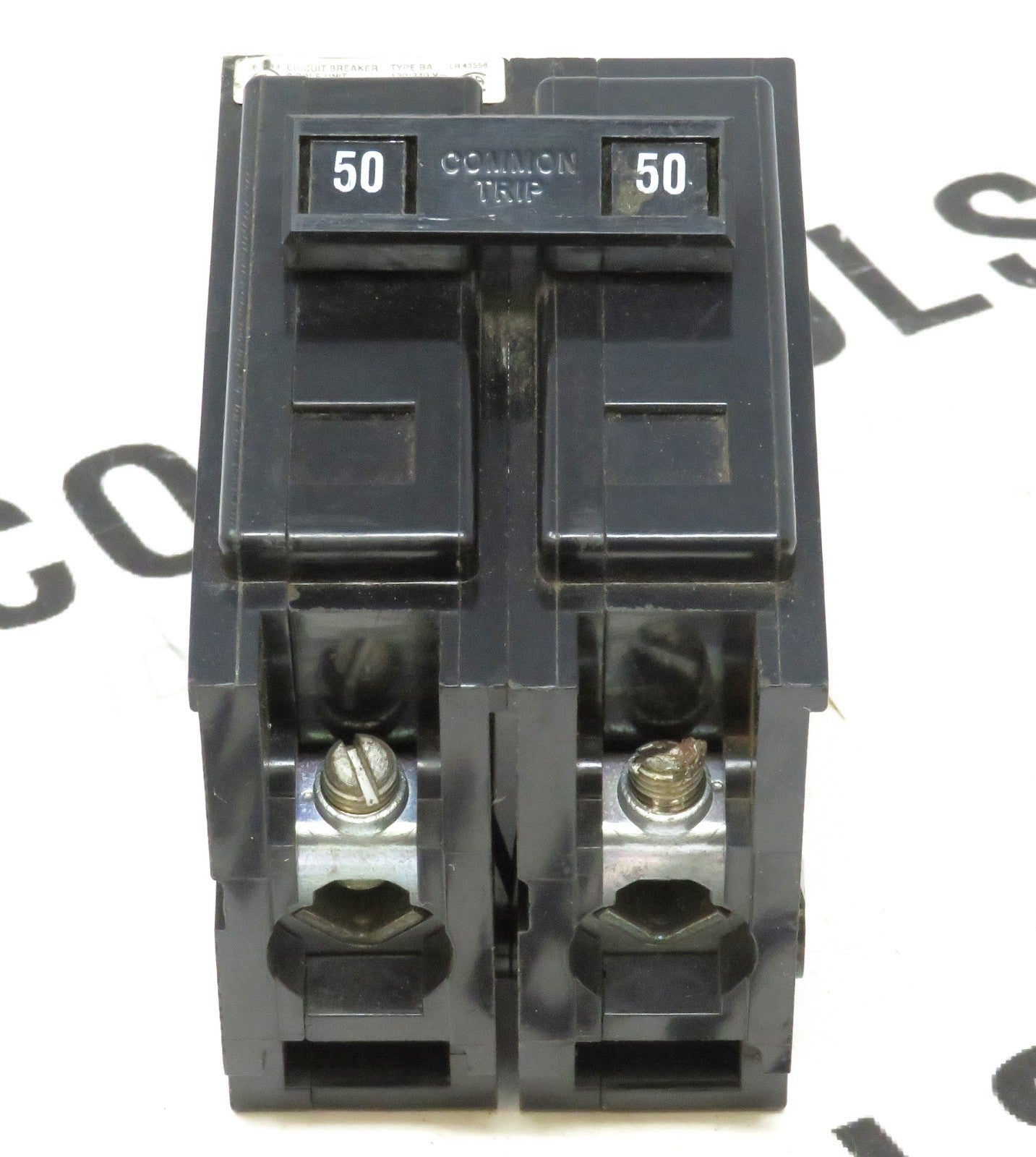 Eaton Cutler-Hammer BA250 Circuit Breaker 2P 50A 120/240V Quicklag3
