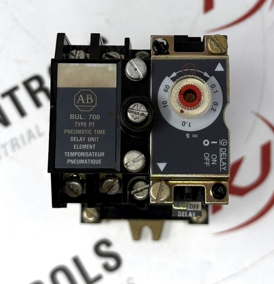 Allen-Bradley 700-PPTA1 Pneumatic Time Delay Relay Assembly 120VAC1