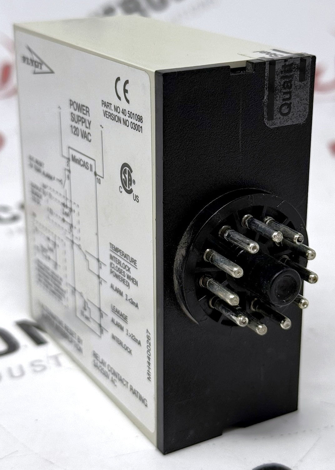 Xylem Flygt 40-501098 MiniCAS II 11-Pin Supervision Relay 120VAC2