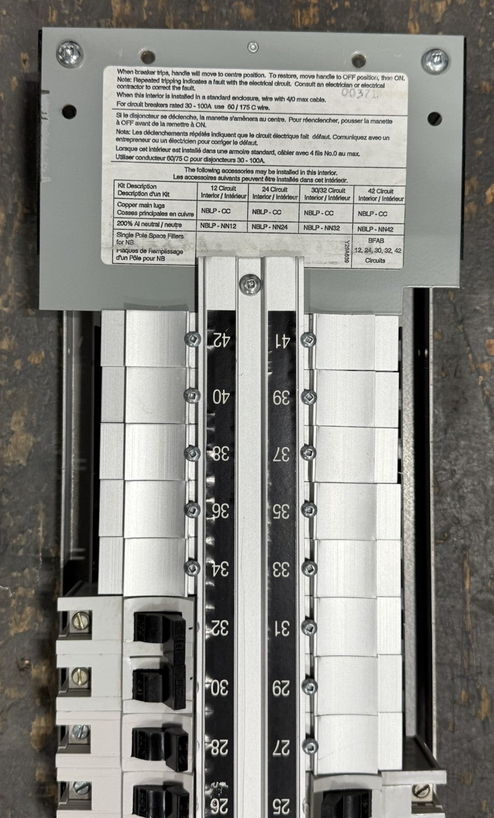 Federal Pioneer NBLP42B-3LI 225A 120/240V 42-Circuit Panelboard3