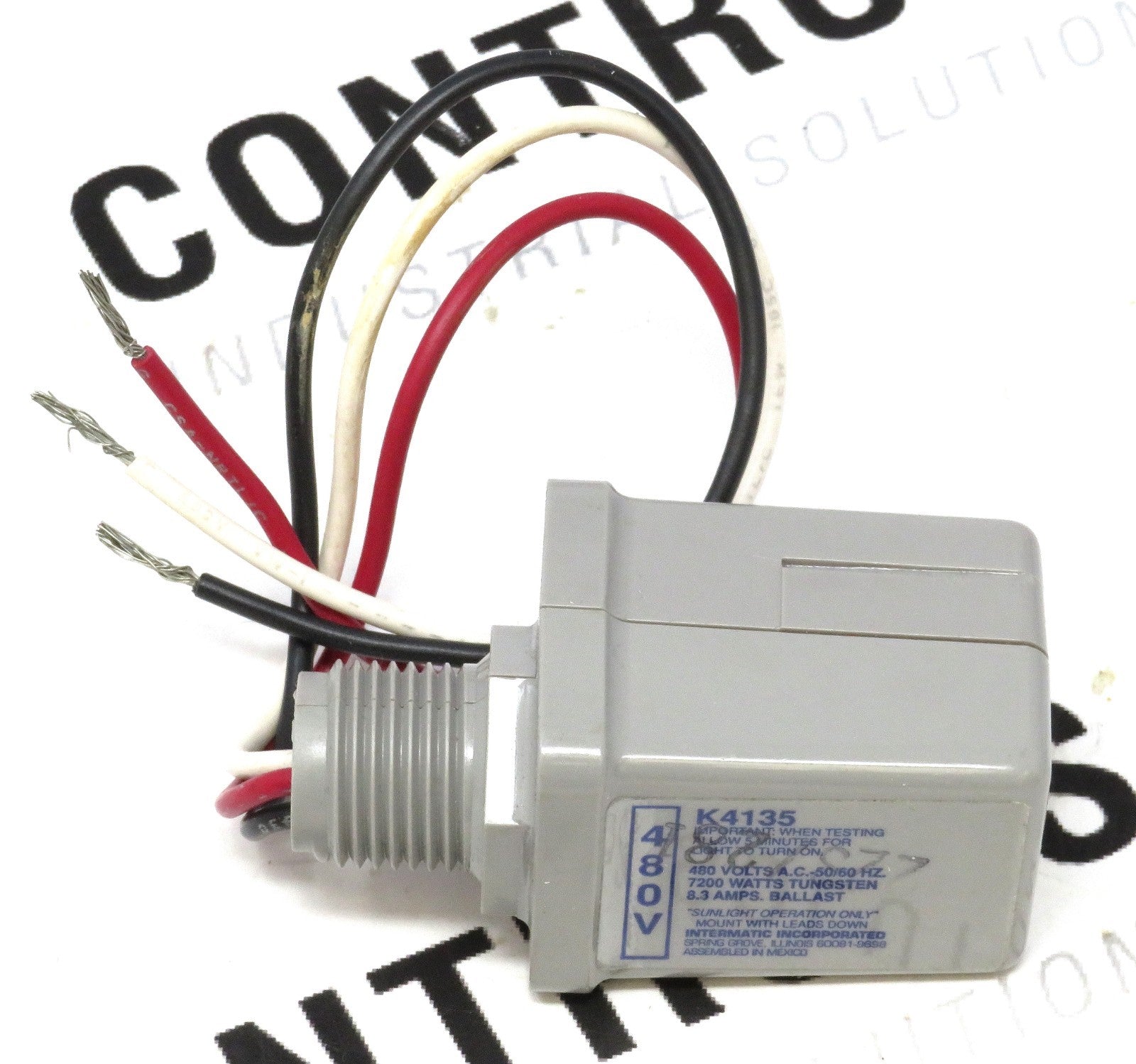 Intermatic K4135 480V Stem Mount Thermal Photocontrol1