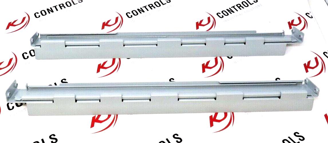 Unbranded Metal Rack Rail Kit with Grey Finish & Hardware for 19-Inch Rack Mount