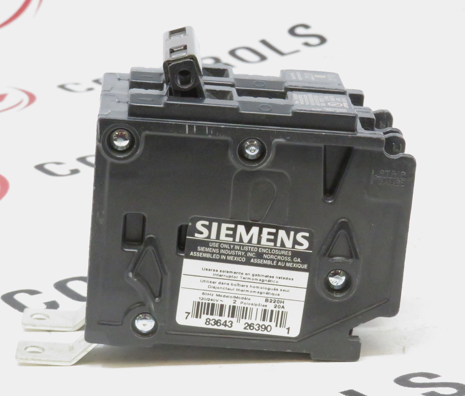 Siemens B220H 2-Pole 20A 240V Bolt-On High Interrupting Circuit Breaker2