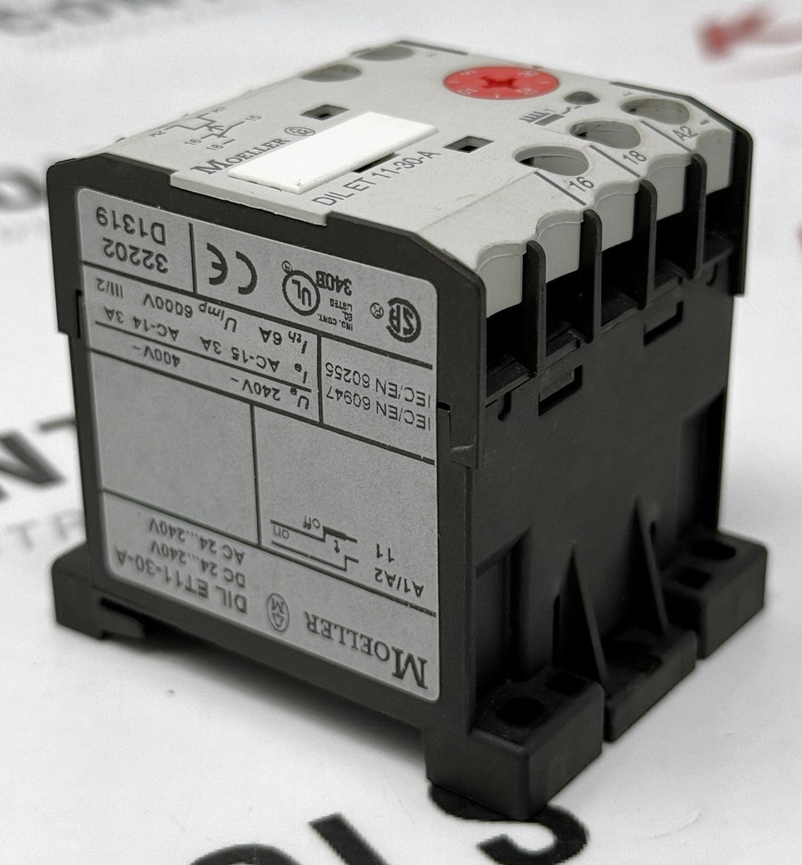 Moeller DILET11-30-A On-Delay Timer Relay 1.5-30s 24-240VAC/DC2