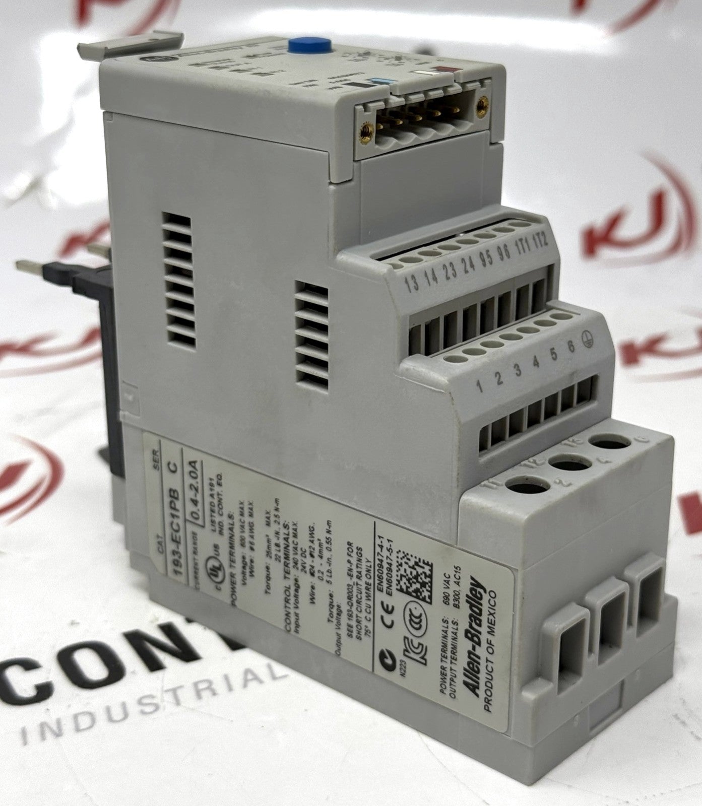 Allen-Bradley 193-EC1PB E3 Overload Relay 0.4-2A0