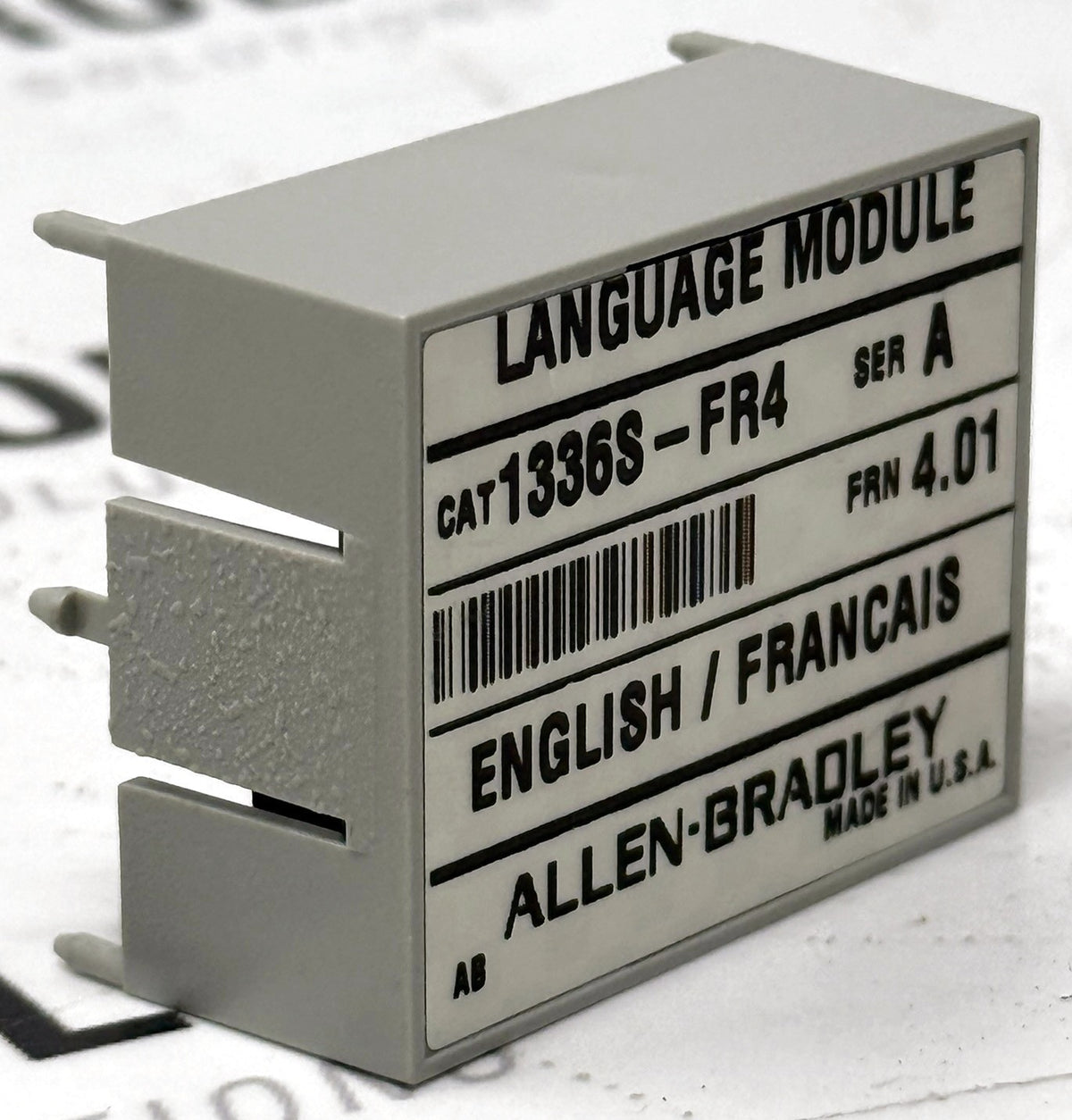 Allen-Bradley 1336S-FR4 1336 PLUS English/French Language Module V4.011