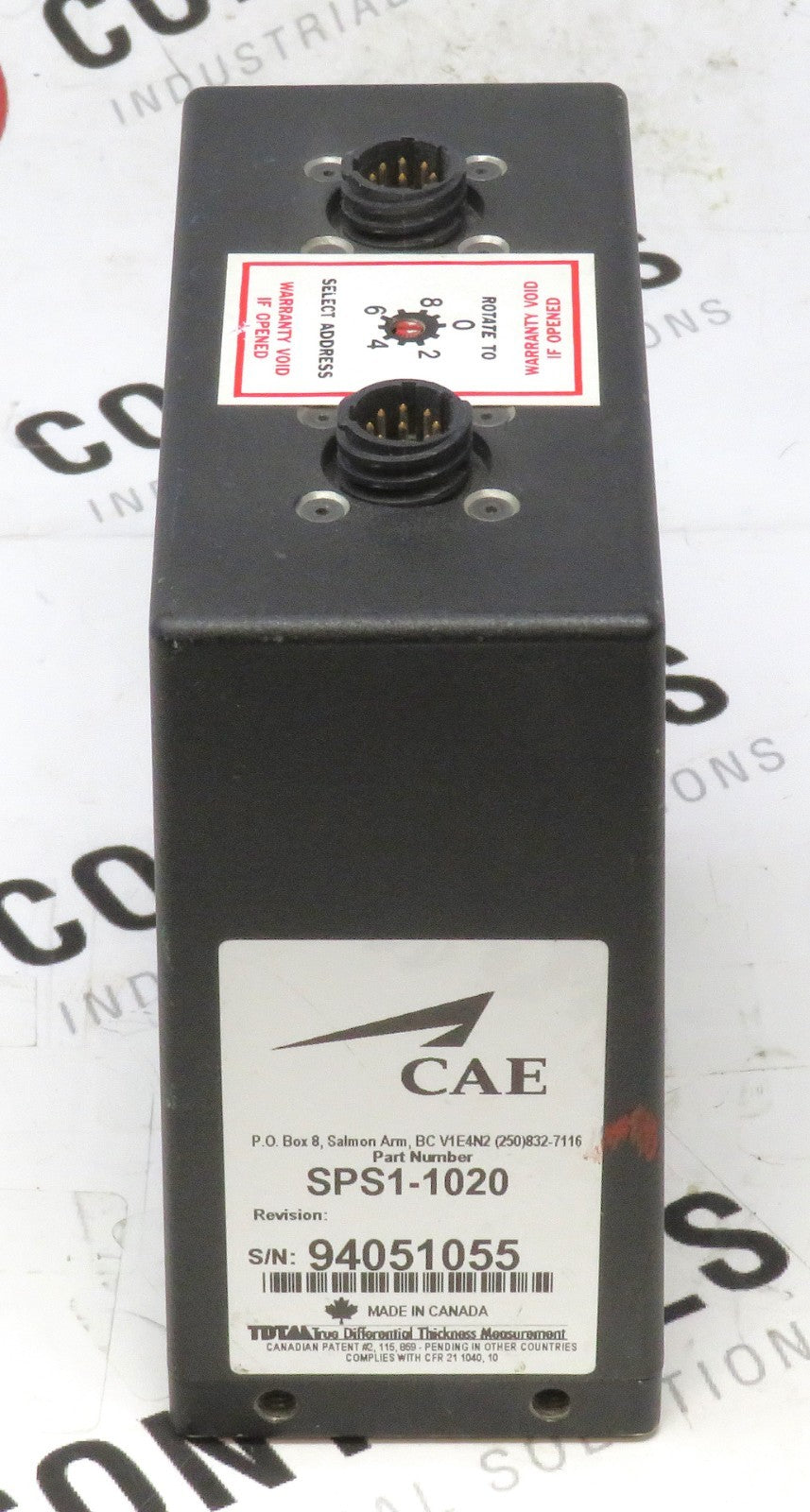 CAE SPS1-1020 Class IIIb Laser Sensor Unit for True Differential Thickness3