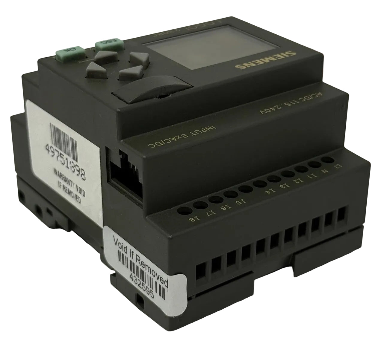 Siemens LOGO! 230RC 6ED1052-1FB00-0BA4 Logic Module Relay2